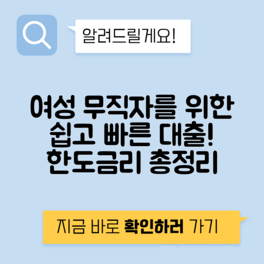 여성 무직자대출 캐피탈 상품별 - 조건 금리 한도 총정리